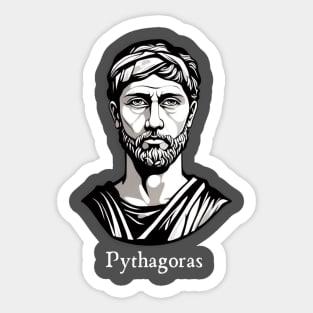 Pythagoras Mathematician math teacher gift Pythagorean theorem Sticker